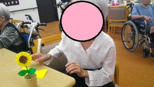 向日葵を作りました!(^^)!