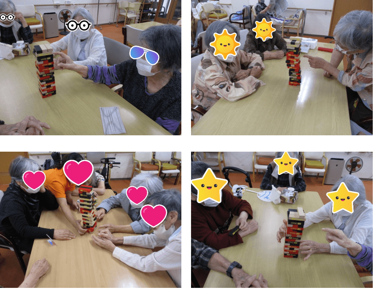 ゲームレクでジェンガをしました♪